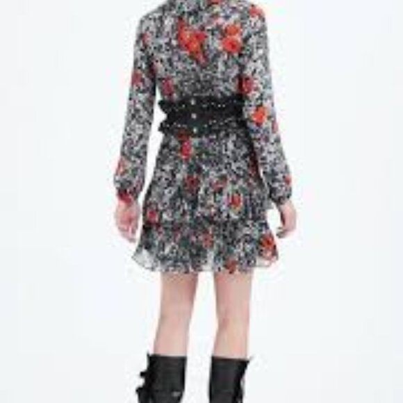 IRO WRAP DRESS SIZE 8 - Picture 6 of 8